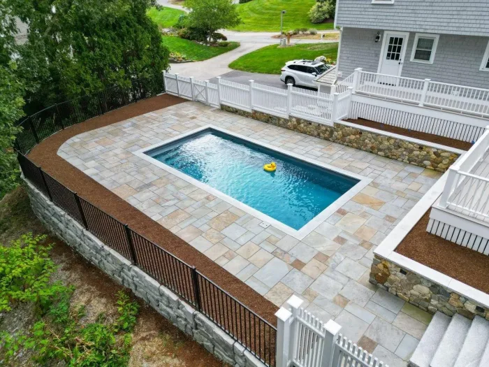 Pool patio design