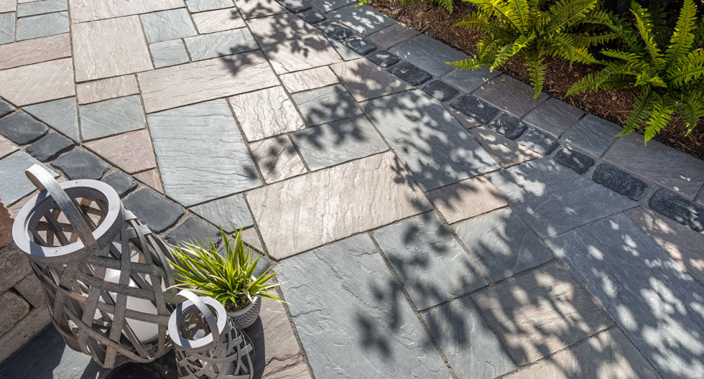 Richcliff patio seating area with lanterns